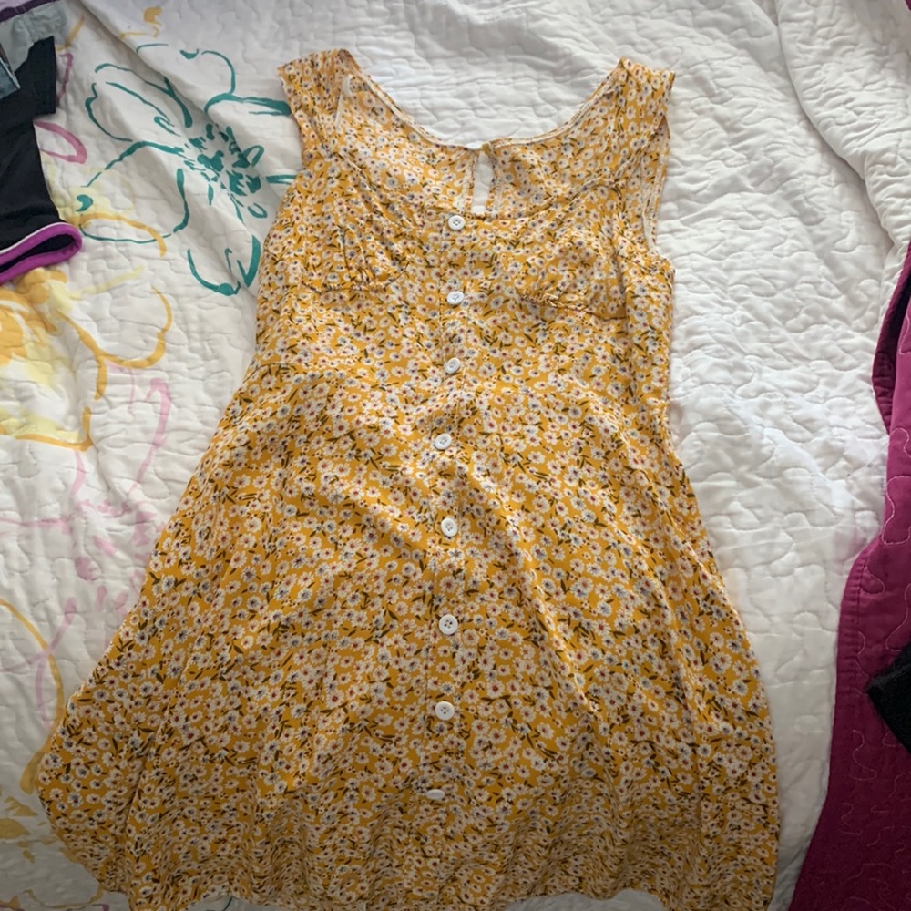 Yellow Floral Sundress